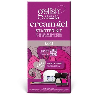 Gelish Cream Gel Bold Starter Kit new in box AUTHENTIC!