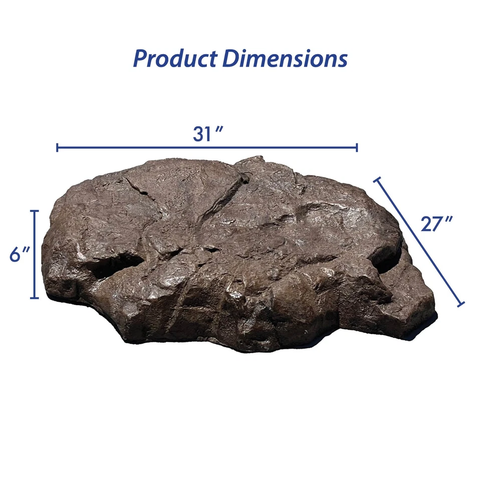 Half Off Ponds Fieldstone cinza tampa de rocha falsa para recursos hídricos - HLRC-FS - Imagem 2 de 4