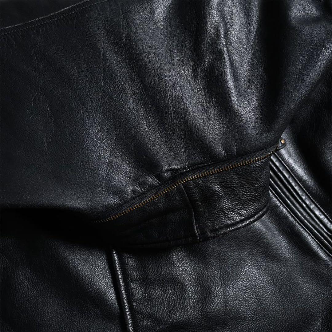 Stussy 90s Leather Car Coat XL - Vintage, Black, Snap Button Stussy 90s Leather Car Coat XL - Vintage, Black, Snap Button