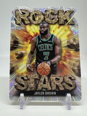2025-26 Topps Chrome Jaylen Brown #RS-8 Die Cut Rock Stars Case Hit SSP &04111