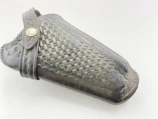 Bianchi #27 Brake Front Revolver Holster LEATHER BASKET WEAVE DUTY K S&W