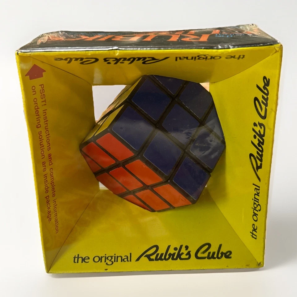 Vintage 1980 Ideal Rubik's Cube 2164-2 Sealed Original Package New First Edition - Image 3 of 4
