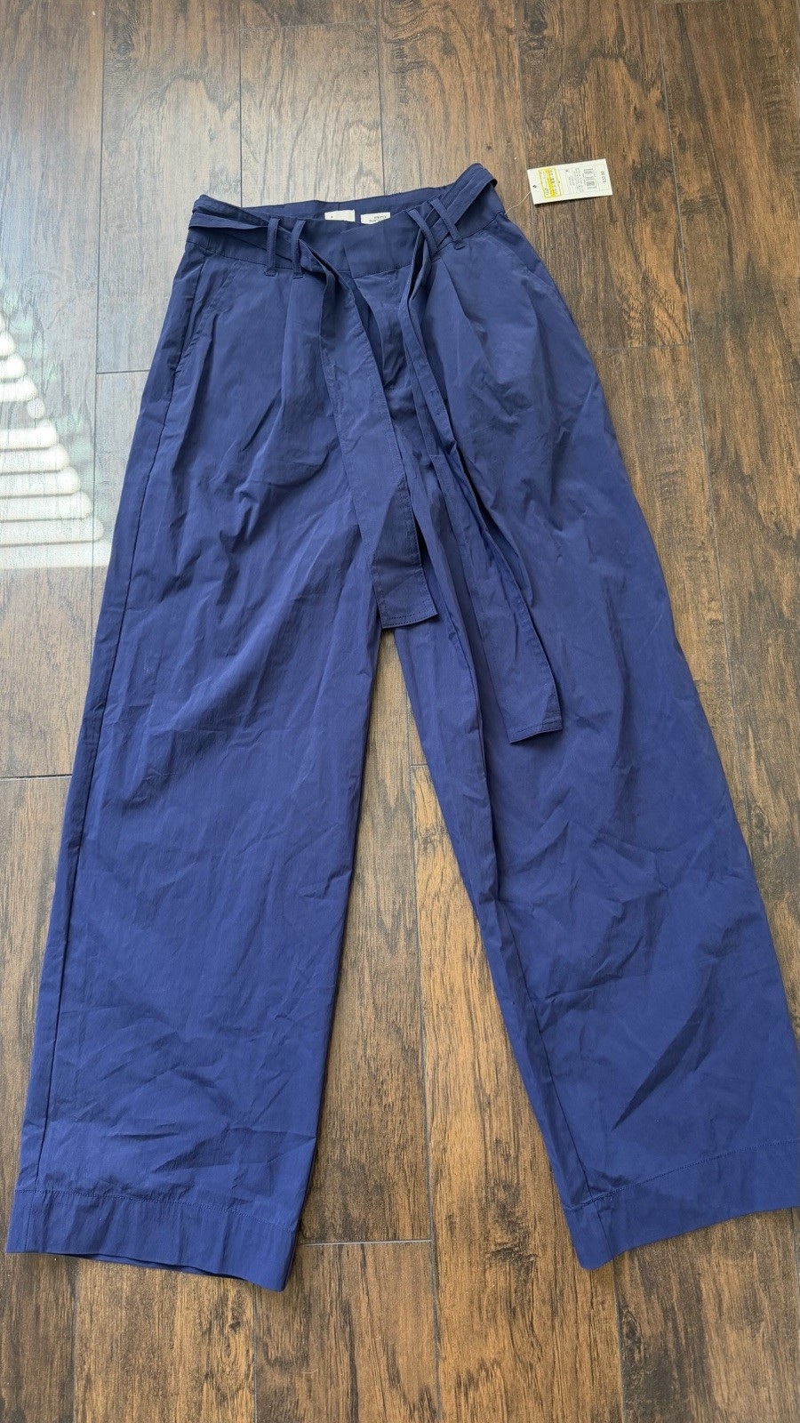 A New Day NWT Women's Straight Pants  High Rise Ankle Navy blue Size 4