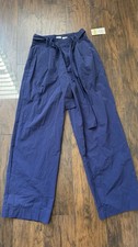 A New Day NWT Women's Straight Pants High Rise Ankle Navy blue Size 4