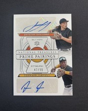 2022 Panini National Treasures Prime Pairings Dual Auto Holliday Johnson #PA-JT…