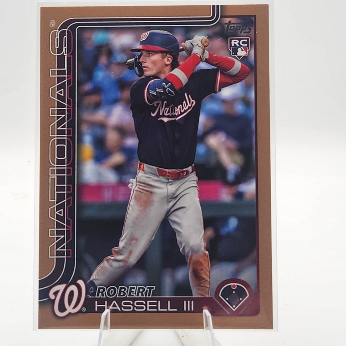 Robert Hassell III 2025 Topps Update Gold Rookie #US109 Nationals RC /2025