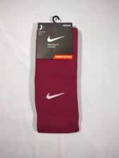 Nike Park IV Soccer Over-the-Calf Maroon Socks Mens Large 8-12 FREE SHIPPING