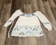 Free People Rhiannon Embroidered Mini Dress Size XS RRP £99 Ex-Sample