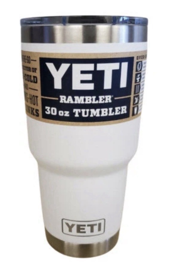 Yeti Rambler 30 oz Rambler with Magslider Lid White