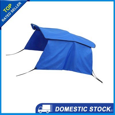 Universal 600D 3-Bogen 6'L x 46''H x 67''- 72''W Biminitop-Abdeckung Blau 1 Stück