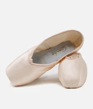 *New* Gamba Style 97 Pink Satin Pointe Ballet Toe Dance Shoes