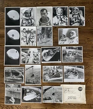 1960s NASA GEMINI GT-3 Crew & Mission OFFICIAL Publicity 8x10 Photo Lot Of 20!!!