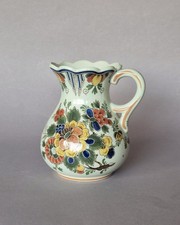 Delft Porzellan polychrom -Krug Kanne Vase Henkeltopf Topf  - 17 cm hoch