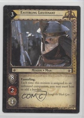 2002 The Lord of Rings TCG: Two Towers 4 Expansion Set R Easterling Captain #225