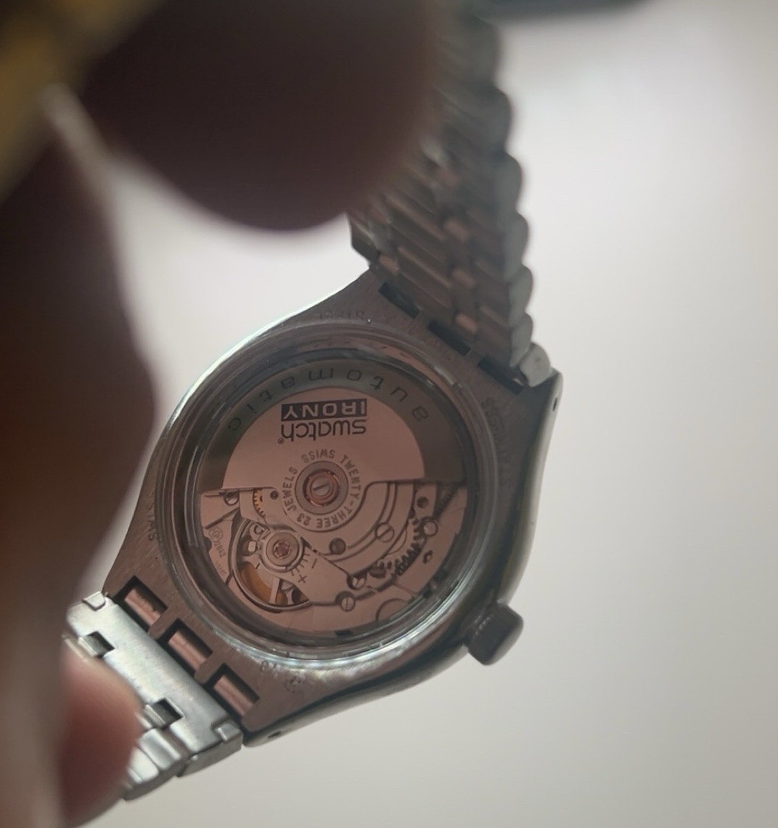 SWATCH IRONY AUTOMATIC YAS400 - POISSON ROUGE VINTAGE - READ