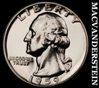 1959 Washington Quarter- Silver- Choice Gem Proof Luster No Reserve #J1659