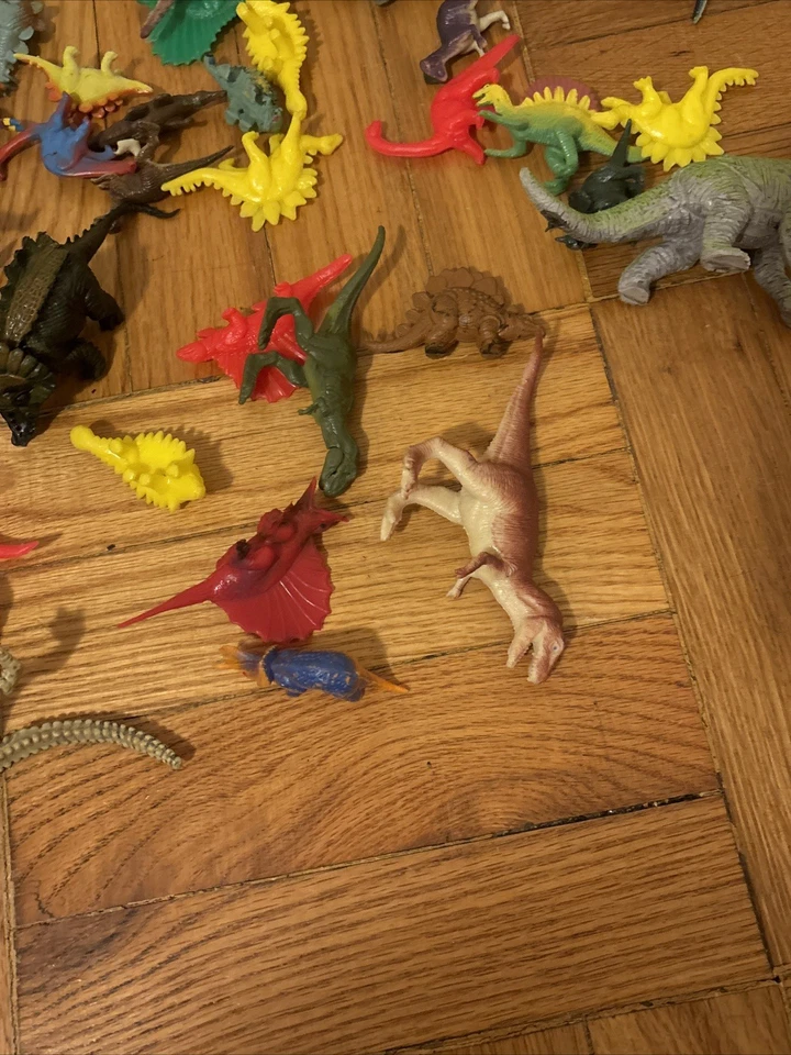 Lote Surtido Juguetes Dinosaurios Vintage Plástico PVC ENVÍO GRATUITO Foto 2 de 4