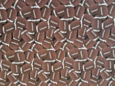 Springs Creative Products CP62071 Football Flannel Sewing Fabric 27" X 44" (H)