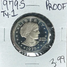 1979-S TYPE 1 SUSAN B. ANTHONY DOLLAR ~PROOF   ~BEAUTIFUL COIN~