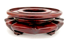 Exceptional Chinese Carved Wood Display Stand...
