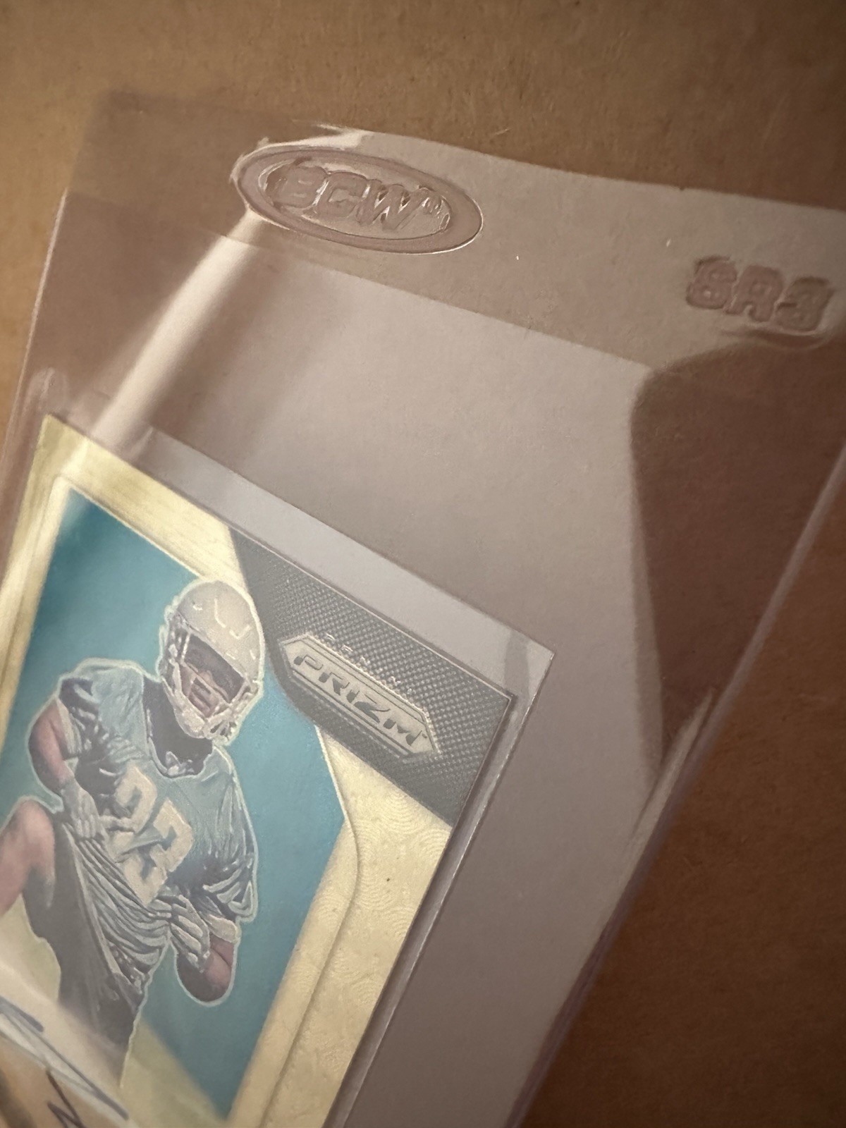 Panini 2018 Prizm Da'Shawn Hand Lions Rookie Auto Gold Vinyl Prizm 3/5  view 4