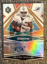 2021 Limited PRESTON WILLIAMS Team Trademarks Autograph Auto Gold /49
