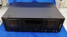 TEAC Double Cassette Deck W-6000R Junk Used