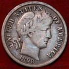 1898-P Barber Dime — photo from another recent sale