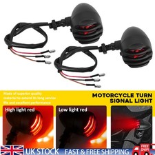 2pcs Universal Motorcycle  LED Bullet Brake Stop Running Turn Signal Tail Light