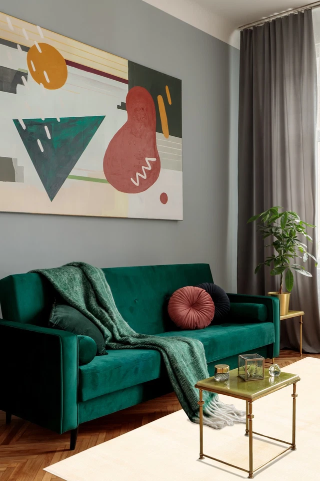 Traditional Hand-knotted Oriental Carpet 4'9" x 7'7" Viscose Area Rug - Image 2 of 4