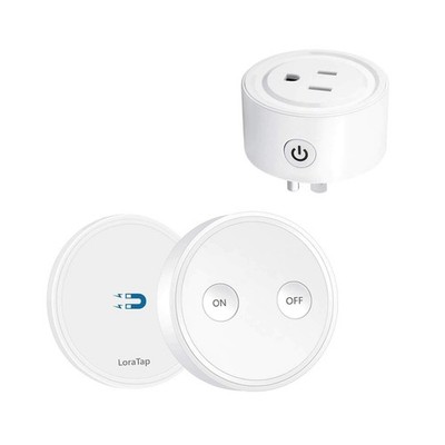 LoraTap Mini Remote Control Outlet Plug Adapter, 656ft Range Wi... USA FAST SHIP