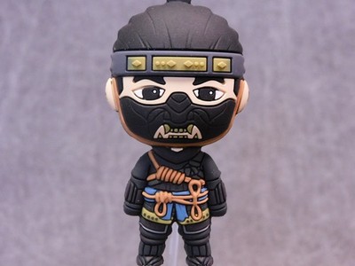 PlayStation NEW * Jin Sakai Clip - Chase * Blind Bag Series 2 Key Monogram