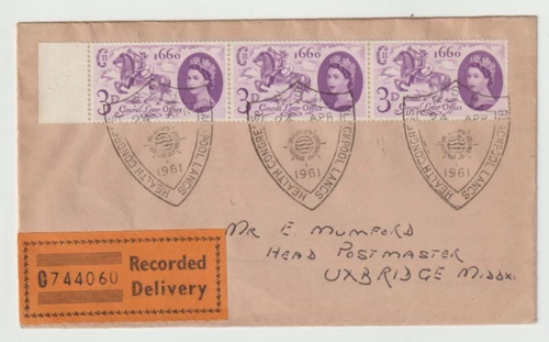 24/4/1961 UK GB Cover - R.S.H. Health Congress - Blackpool Special Postmark
