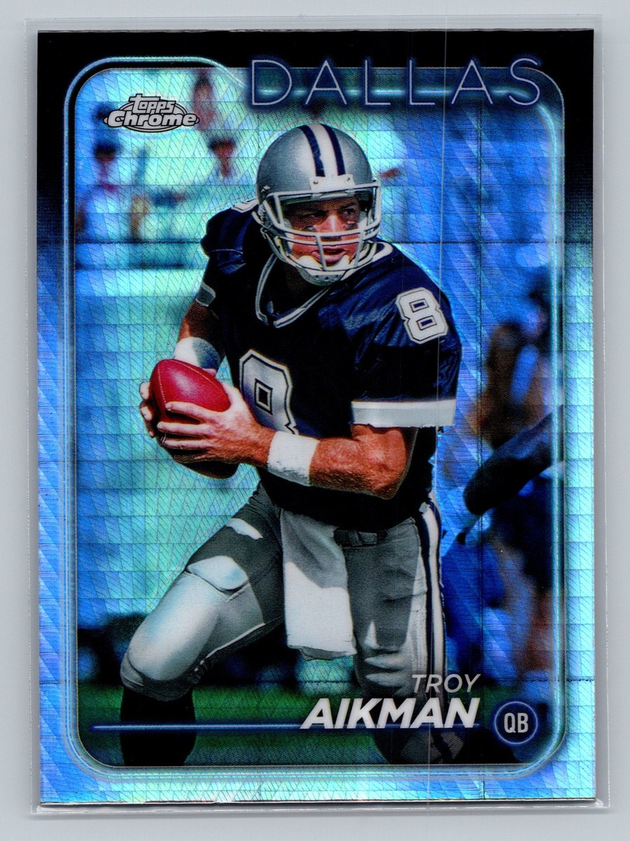 2024 Topps Chrome #37 Troy Aikman Prism Refractor | eBay