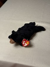 Ty Beanie Baby Blackie The Bear Plush Toy