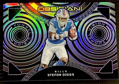 2023 Panini Obsidian - Tunnel Vision Stefon Diggs #12 Electric Etch Purple /75
