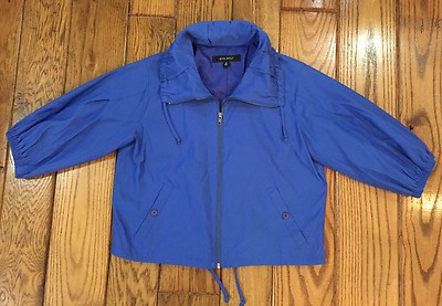 royal blue cropped jacket