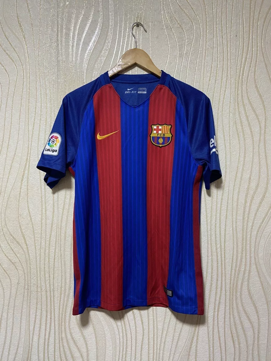 BARCELONA 2016 2017 HOME SHIRT JERSEY 776850-481 sz S MEN #10 MESSI | eBay