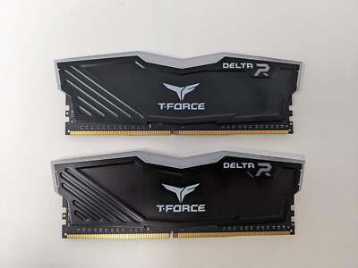 Kit RAM TEAMGROUP T-Force Night Hawk RGB 16 Go (2x8 Go) DDR4 3600MHz CL18 - Mémoire PC Desktop Noir