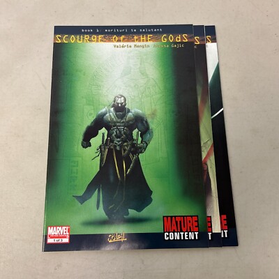 Scourge Of The Gods #1-3 Set ( Marvel 2009) 1 2 3 4 5 Valrie Mangin (8.5+)