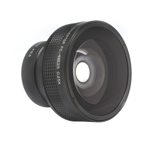 46mm 0.25X Fisheye Wide Angle Lens For Canon Nikon Pentax Camera