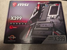 MSI X399 GAMING PRO CARBON AC & Threadripper 2970wx - Read Description