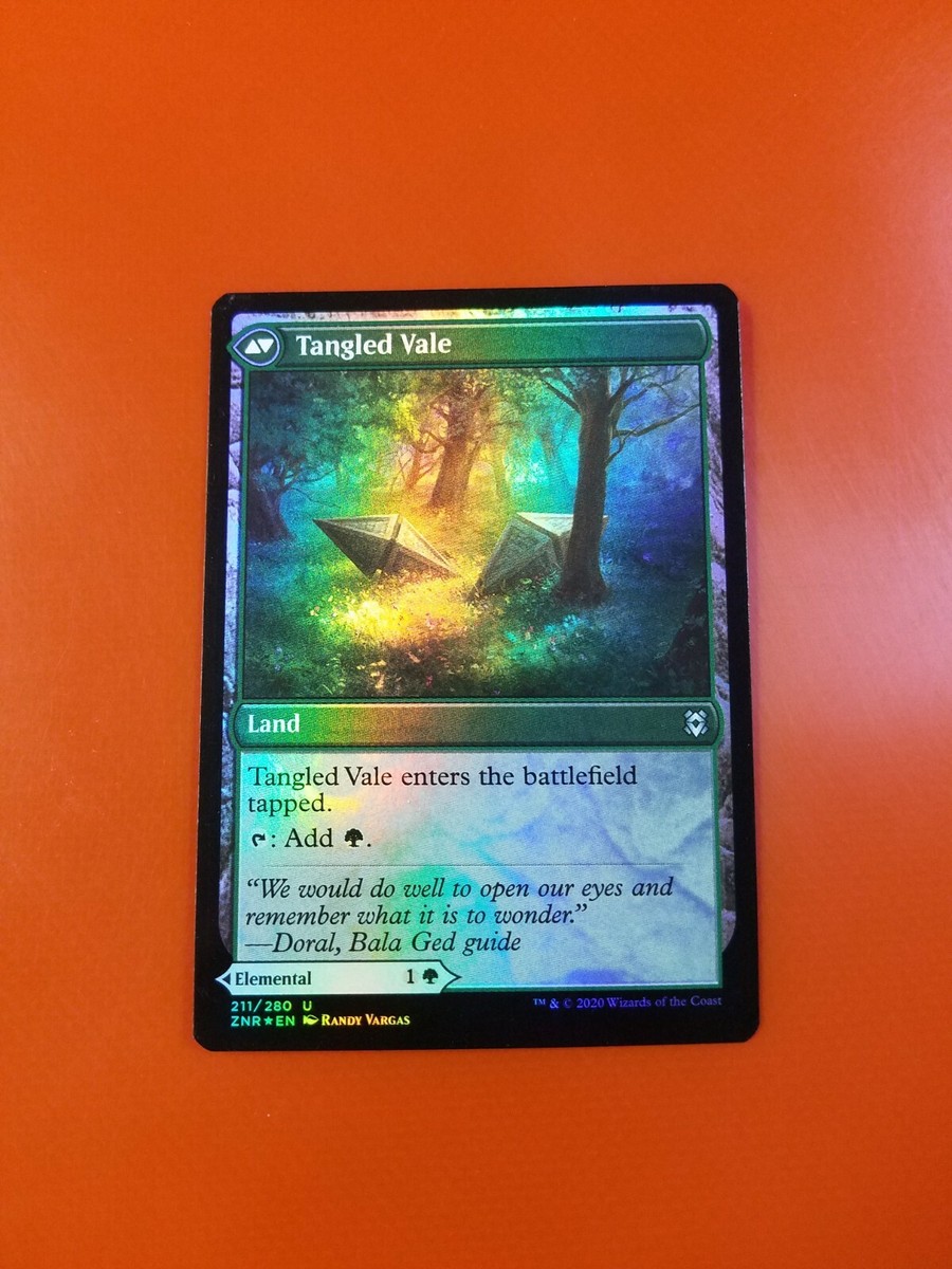 1x Tangled Florahedron // Tangled Vale | FOIL | Zendikar Rising