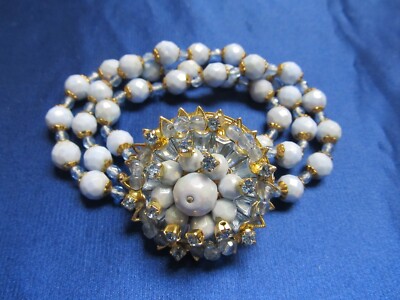 Blue Beaded Joseph Warner Bracelet