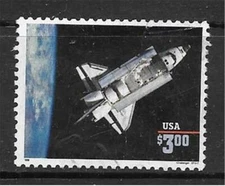 T&G STAMPS - 2544 $3 Space Shuttle "Challenger" Used  *ANY 4 = FREE SHIPPING*