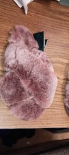 Emu Australia Slippers Sheepskin Ladies 6 Berry Frost Purple New