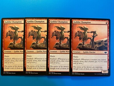 MTG 4x Goblin Champion Modern Horizons Pauper Magic the Gathering x4 NM