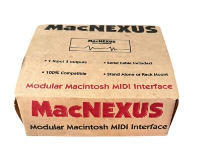 JL Cooper Electronics MacNexus MIDI Interface Model 39985