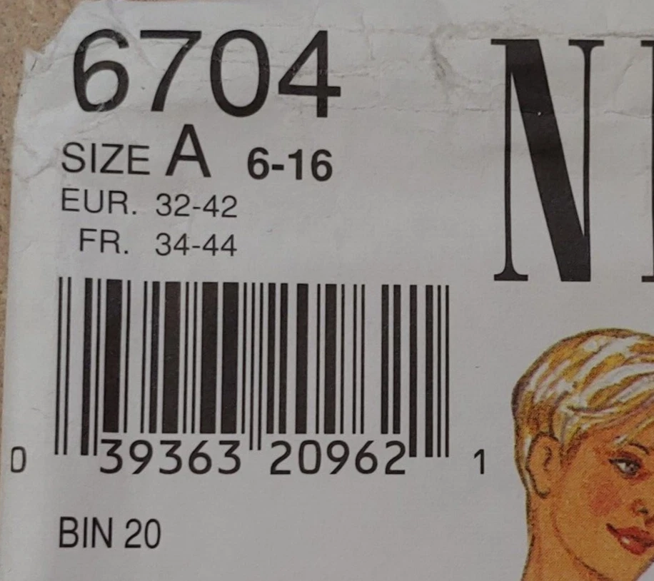 New Look 6704 Knit Pull-over Pants Skirt Top Long & Short Sz. 6-8-10-12-14-16 - Image 4 of 4