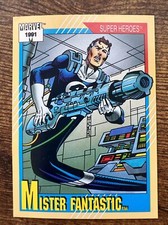 1991 Impel Marvel Mister Fantastic Card #7 Reed Richards Fantastic Four